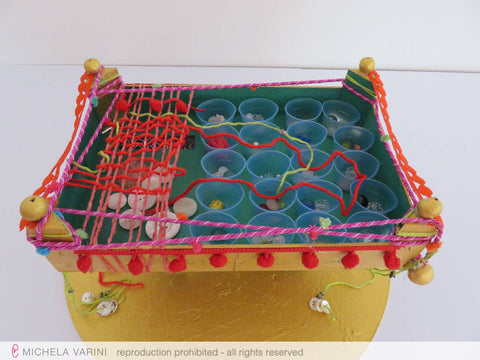 Maquette azzurra-turchese Michela Varini